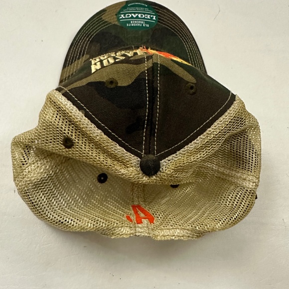 Jason Aldean Logo Rock n' Roll Cowboy Graphic Brown Baseball Cap Hat One Size - Picture 3 of 8